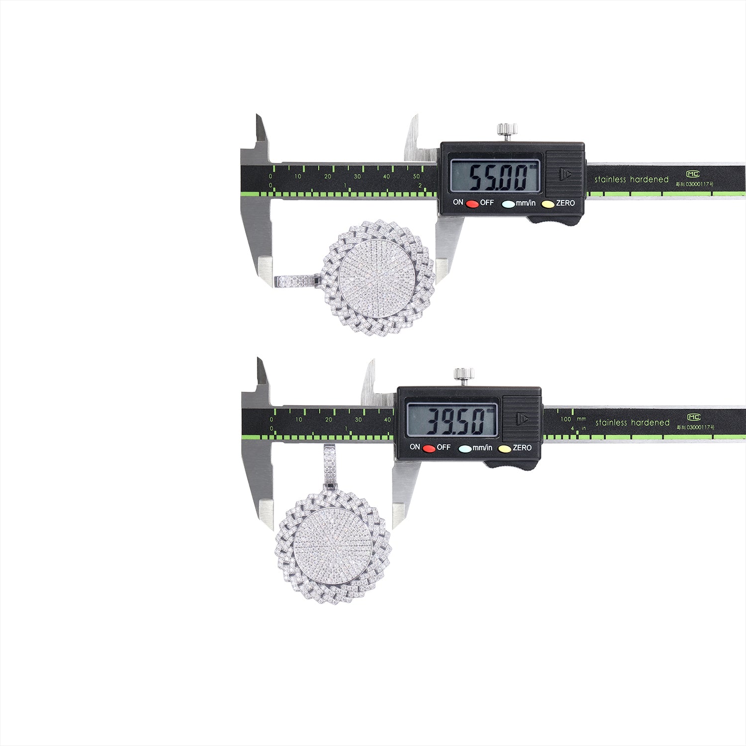 Star Encirclement - A Fashionable And Trendy Necklace Pendant Set With Top-quality Moissanite S925, Silver And Platinum-plated, Can Be Tested With A Diamond Pen.