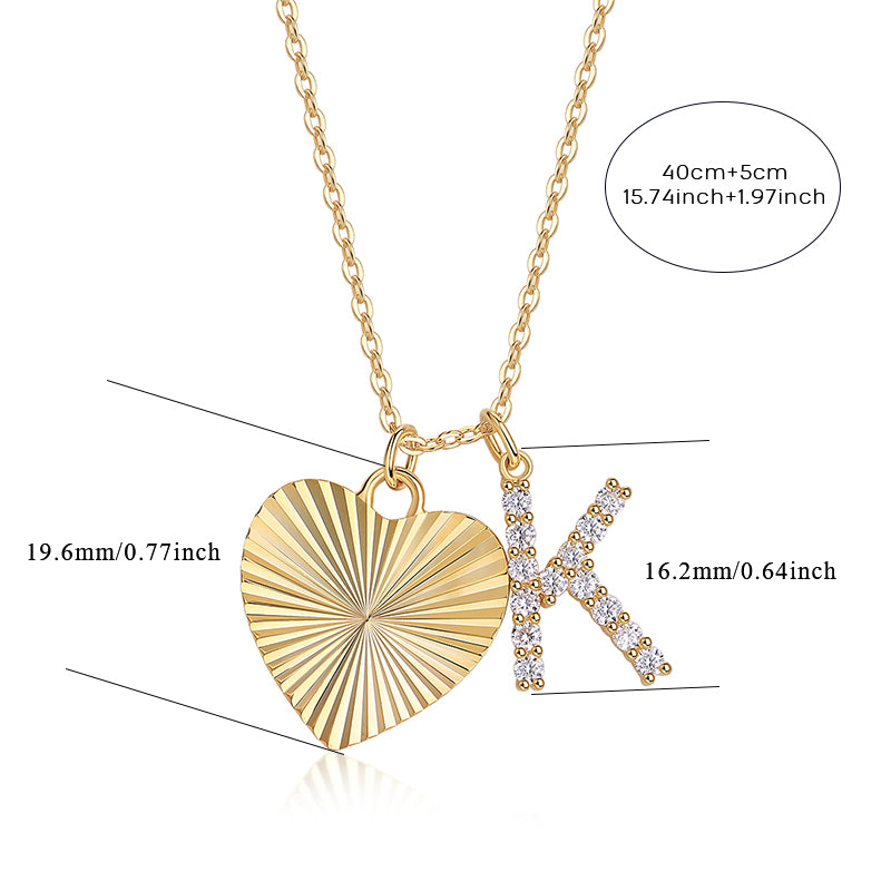 Heart Secret - A Fashionable And Trendy Necklace Pendant Set With Top-quality Moissanite S925 And Silver Plated With Gold Can Be Tested With A Diamond Pen